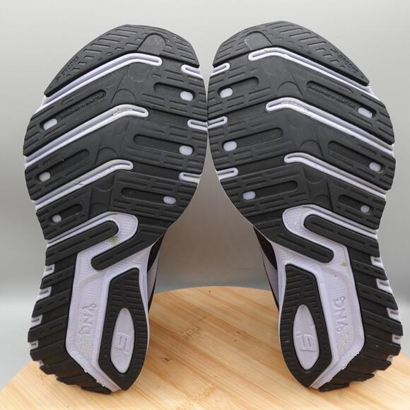 Brooks Shoes Womens Size 7 Black Purple Blue Launch 9 Athletic Running Sneakers - Picture 6 of 9
